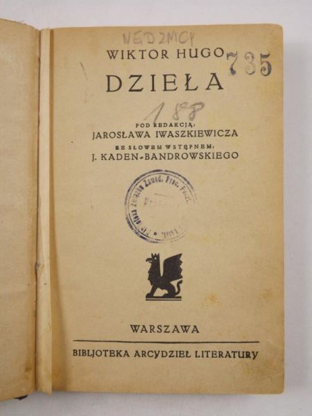 Nędznicy, t. 5 i 6, 1928 r.