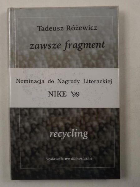 Zawsze fragment. Recycling