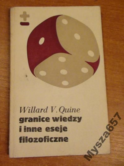 QUINE Granice wiedzy i inne eseje filozof. BMW