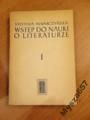 Wstęp Do Nauki O Literaturze Tom I