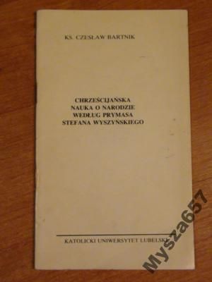 Bartnik Chrześcijańska Nauka O Narodzie