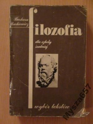Filozofia Dla Szkół Średnich