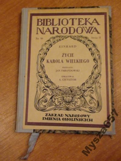 Życie Karola Wielkiego  Bn