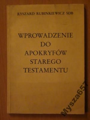 Wprowadzenie Do Apokryfów Starego