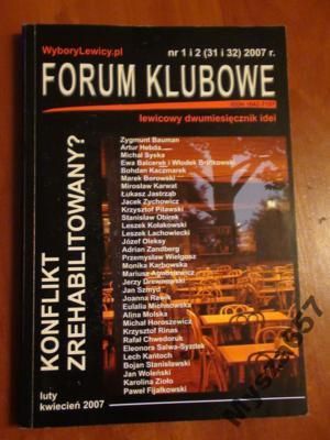 Forum Klubowe Nr 1 I 2 (31 I 32) 2007 R.