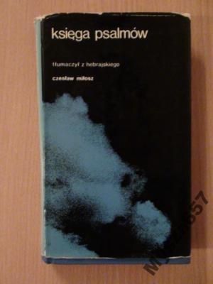 Czesław Miłosz KSIĘGA PSALMÓW twarda z obwolutą