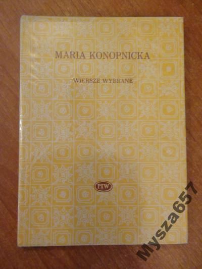 MARIA KONOPNICKA Wiersze wybrane BP