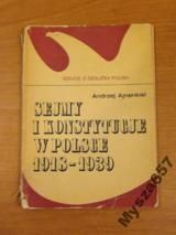 Ajnenkiel SEJMY I KONSTYTUCJE W POLSCE 1918-39