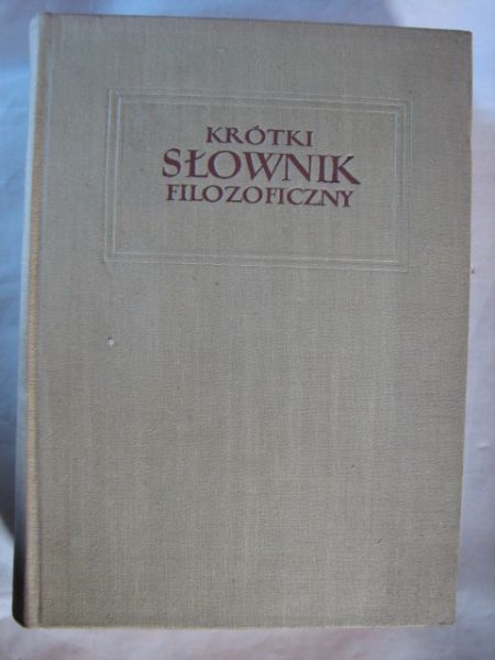 Krótki słownik filozoficzny