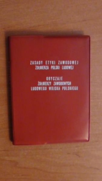 Zasady etyki zawodowej żołnierza Polski Ludowej