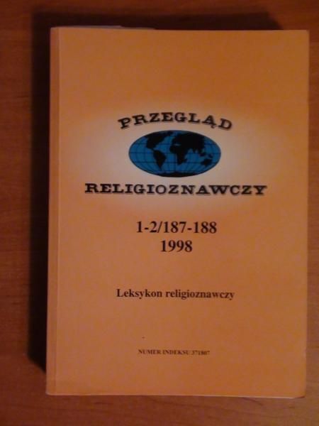 Przegląd Religioznawczy 1-2/187-188, 1998