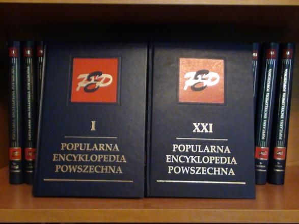 Popularna Encyklopedia Powszechna, komplet (XXI tomów)