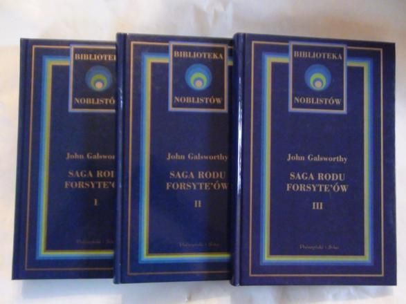 Galsworthy  John  -  Saga rodu Forsyte'ów, Tom I-III