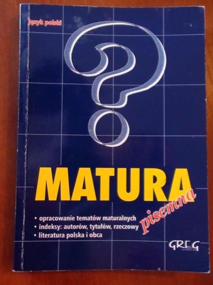 Matura pisemna. Język polski