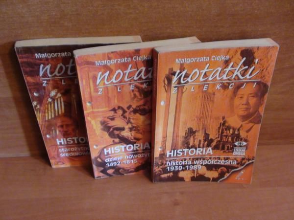 Ciejka Małgorzata - Notatki z lekcji. Historia t. I-III