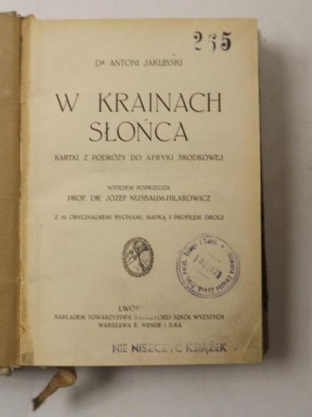 W krainach słońca, ok. 1920 r.