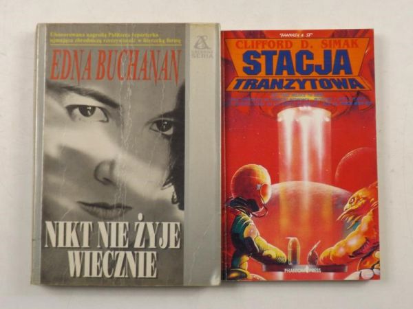 Simak Clifford D., Buchanan Edna - Stacja tranzytowa / Nikt nie żyje wiecznie