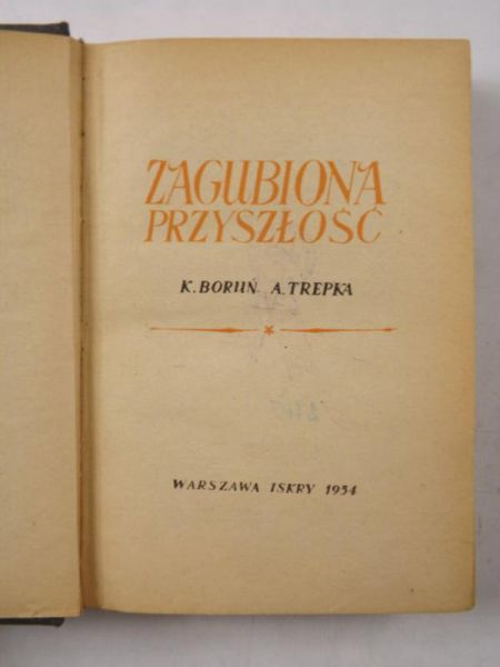 Boruń Krzysztof, Trepka Andrzej - Zagubiona przyszłość