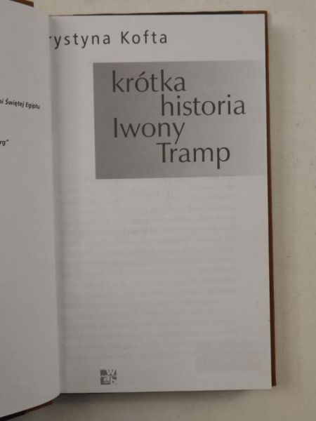 Krótka historia  Iwony Tramp