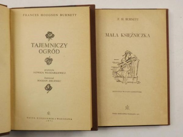 Burnett Frances Hodgson - Mała księżniczka/Tajemniczy ogród