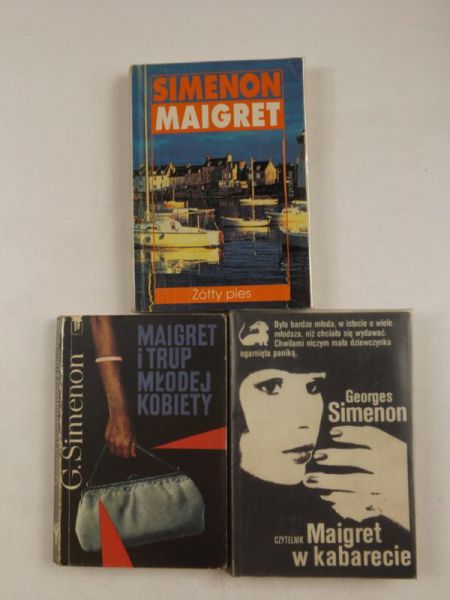 Simenon Georges  - Żółty pies / Maigret w kabarecie / Maigret i trup łodej kobiety