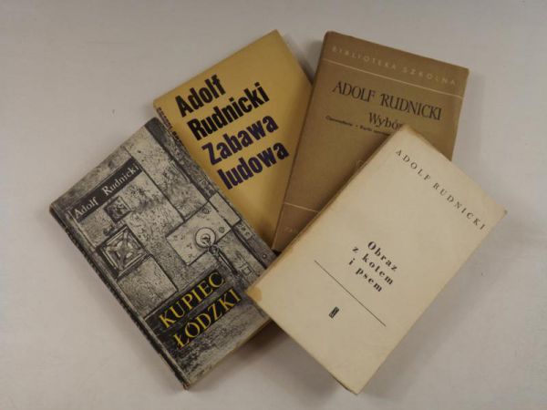 Obraz z kotem i psem / Wybór / Kupiec łódzki / Zabawa ludowa