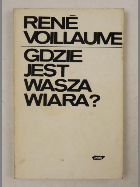 Gdzie jest wasza wiara?