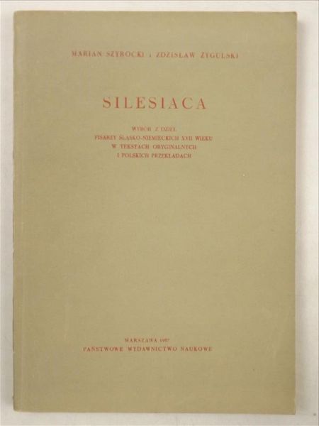 Szyrocki Marian - Silesiaca