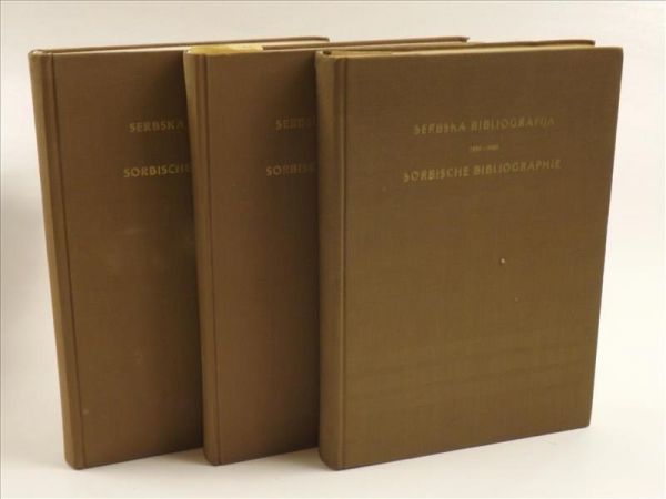 Serbska bibliografija, Tom I-III