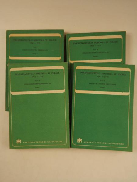 Pieronek Tadeusz - Prawodawstwo Kościoła w Polsce 1961-1970, tom II, zeszyt 1-4