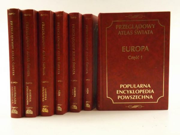 Mydel Rajmund,   - Przeglądowy Atlas Świata - zestaw 7 książek