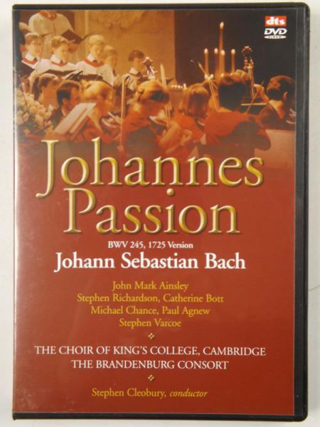 Johann Sebastian Bach: Johannes Passion, DVD