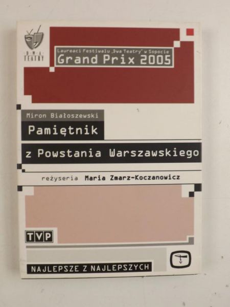 Pamiętnik z Powstania Warszawskiego, DVD