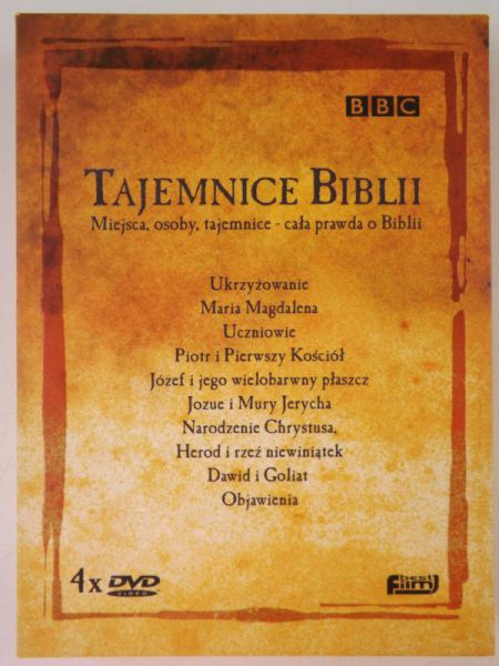 Tajemnice Biblii: Miejsca, osoby, tajemnice - cała prawda o Biblii, DVD