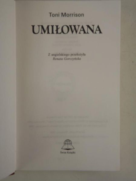 Morrison Toni - Umiłowana