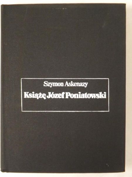 Askenazy Szymon - Książę Józef Poniatowski, BSL