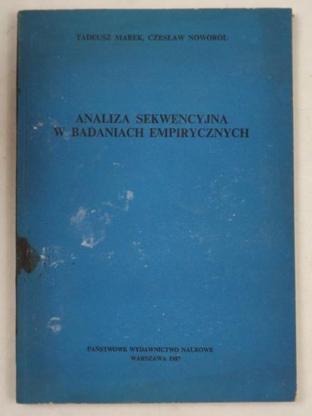 Marek Tadeusz - Analiza sekwencyjna w badaniach empirycznych