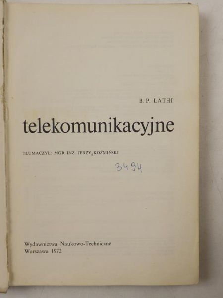 Systemy telekomunikacyjne