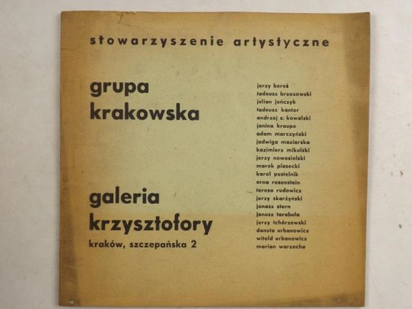 VIII Wystawa Grupy Krakowskiej. Galeria Krzysztofory