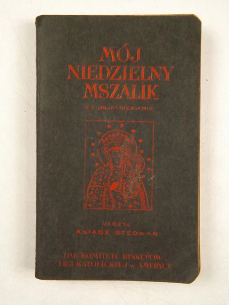 Mój niedzielny mszalik, 1940 r.