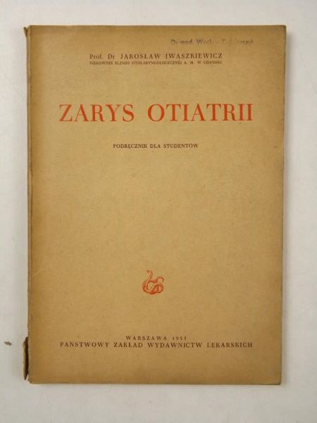 Zarys otiatrii. Podręcznik dla studentów