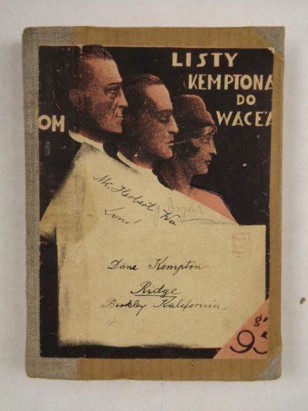 Listy Kemptona do Wace'a,Tom I, ok. 1925 r.