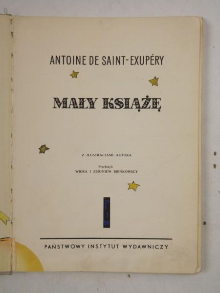 De - Mały Książę, z ilustracjami autora