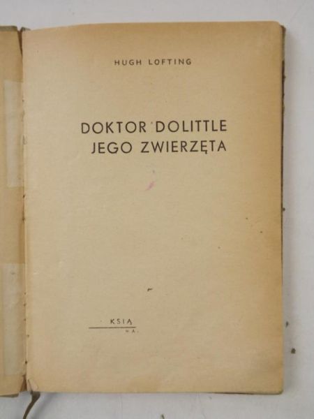 Doktor Dolittle: Jego zwierzęta, 1950 r.