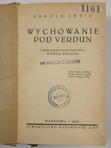 Wychowanie pod Verdun, 1937 r.