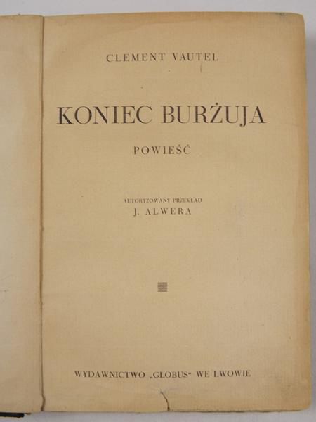 Koniec burżuja, 1927 r.