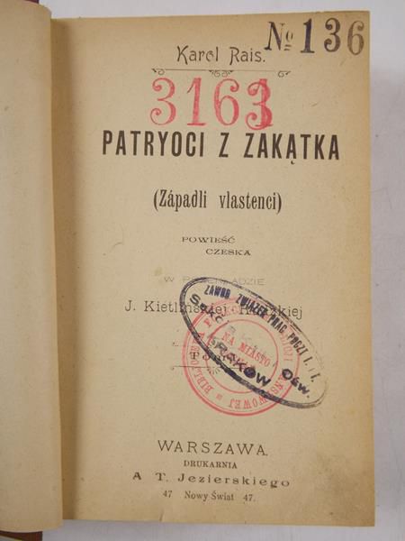 Patryoci z zakątka, 1900 r.