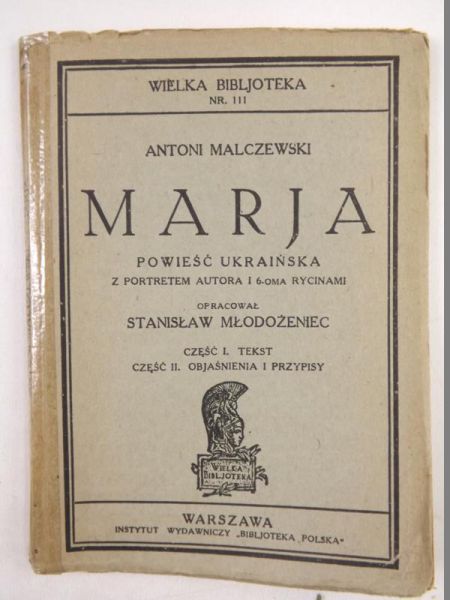 Marja, Część I, 1924 r.