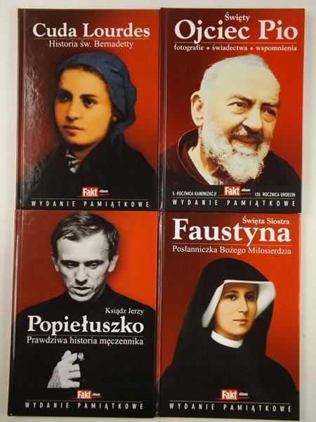 Kindziuk Milena (red.) - Album Faktu, święci, 4 książki