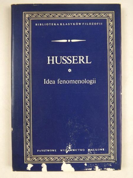 Idea fenomenologii, BKF